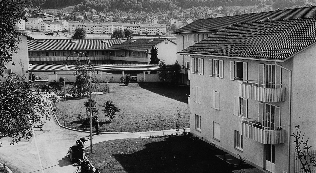 Aussenaufnahme der SAW-Gründungssiedlung Espenhof. Bild: SAW