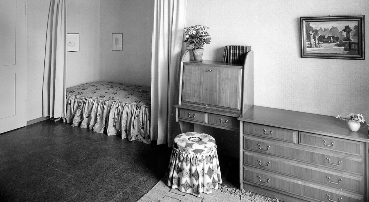 Die Wohnflächen der Kleinwohnungen wurden schon damals optimal genutzt. Bild: SAW