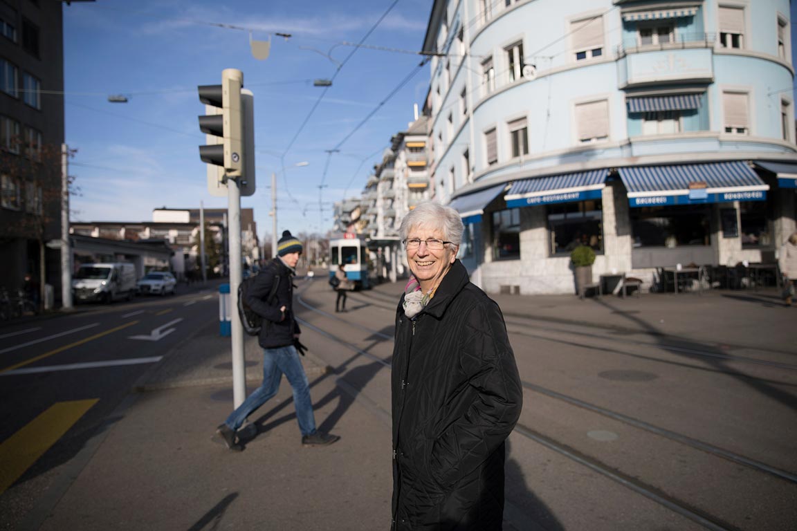 Unkomplizierter Alltag: Café Gnädinger, Post, Migros, Apotheke – alles ist gleich um die Ecke