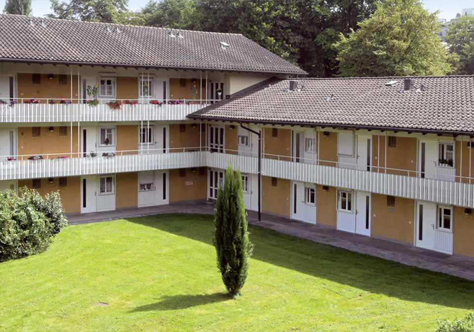 Die Gründersiedlung Espenhof wird von Grund auf erneuert. Foto: Frederic Meyer.