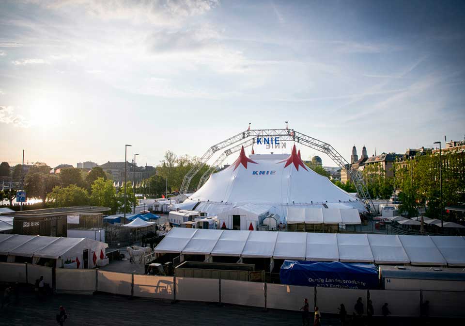 Der Zirkus Knie offerierte der SAW Gratisbillette für zwei Nachmittagsvorstellungen. Foto: Tobias Stahel.