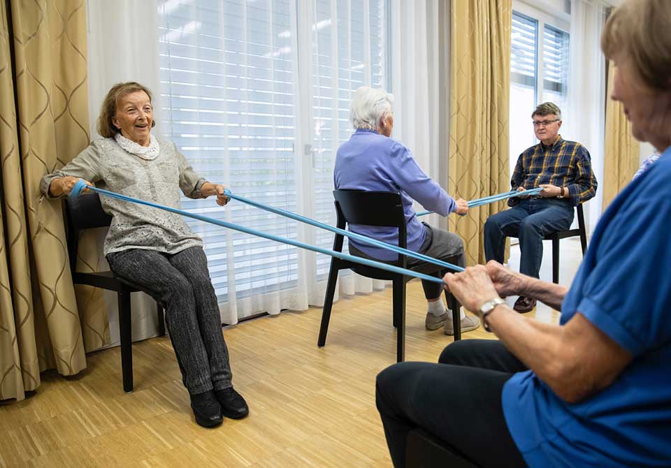 Einblicke ins agil&mobil-Bewegungstraining (Foto: Dominique Meienberg)