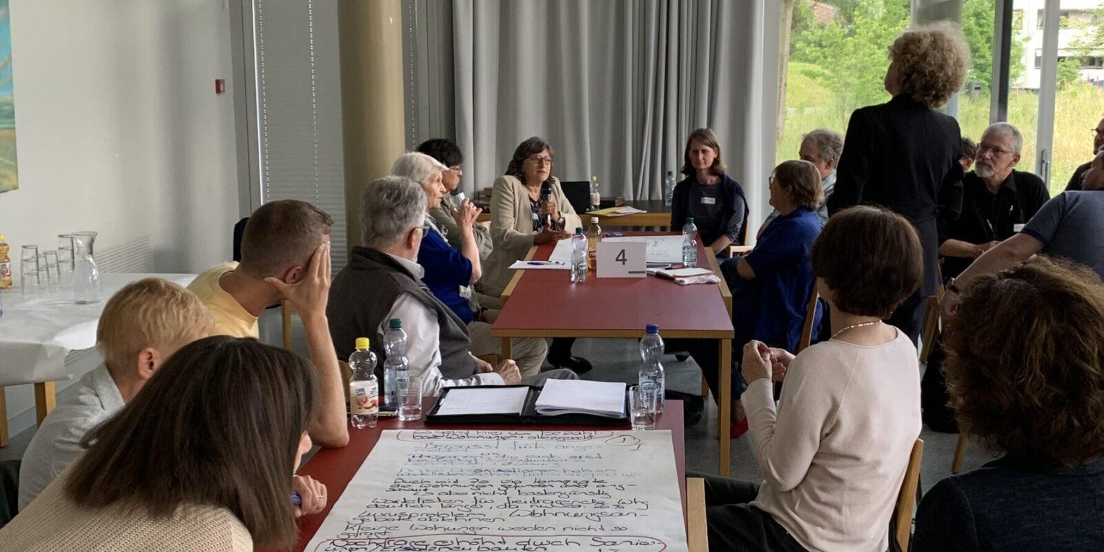 Echogruppe NZA Es entstanden angeregte Diskussionen in wechselnder Zusammensetzung.